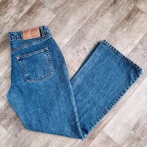 Fossil Vintage Flare Jeans Women's Wide Ankle Medium Wash Retro Bell Bottom 10R